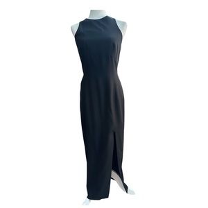 Ann Taylor long Dress side slit X back size 6